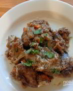 Печень в сливках