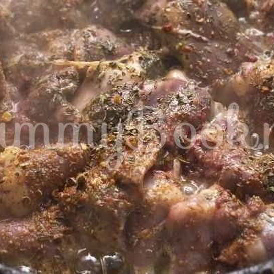 Рецепт сердечки и печень куриные в пряном медовом соусе