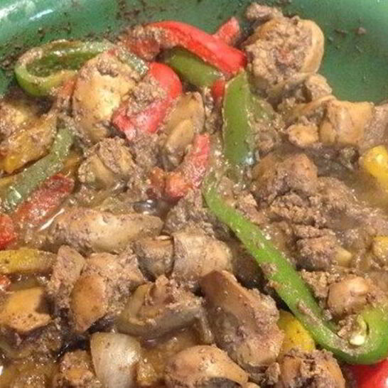 Рецепт тушеная куриная печень