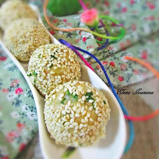 Рецепт закусочные шарики с печенью трески