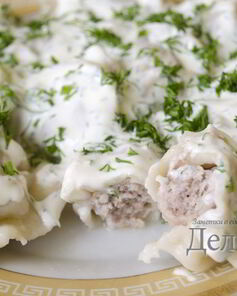 Домашние пельмени с мясом