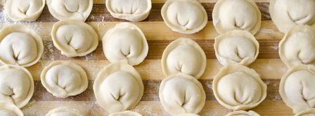 домашние пельмени с мясом. Шаг 10