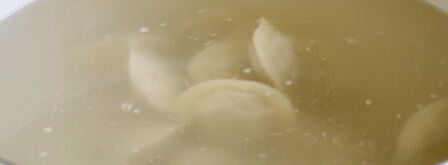 домашние пельмени с мясом. Шаг 11