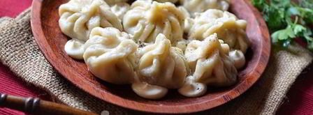 хинкали со смешанным фаршем. Шаг 13