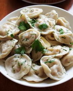 Пельмени из скумбрии