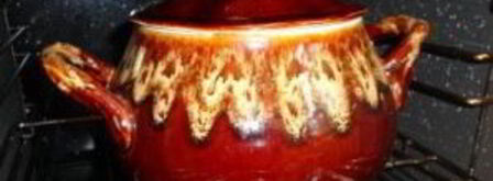 пельмени, запеченные в горшочке. Шаг 9