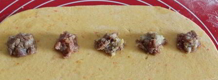 пельмешки из тыквенного теста. Шаг 4