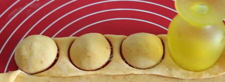 пельмешки из тыквенного теста. Шаг 5