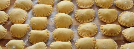 пельмешки из тыквенного теста. Шаг 7