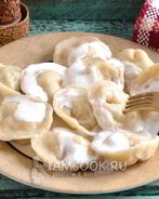 Рыбные пельмени из трески