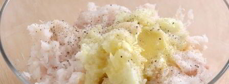 рыбные пельмени из трески. Шаг 6