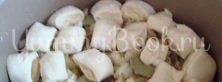 штрудли из пельменного теста в мультиварке. Шаг 5