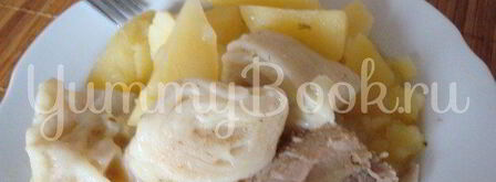 штрудли из пельменного теста в мультиварке. Шаг 6