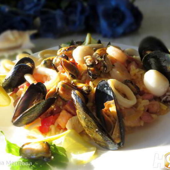 Рецепт испанская паэлья