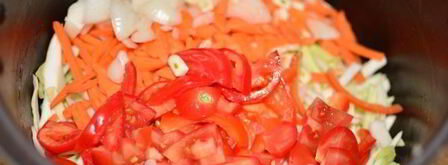 овощной плов в мультиварке. Шаг 5