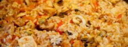 паэлья с курицей и морепродуктами. Шаг 8