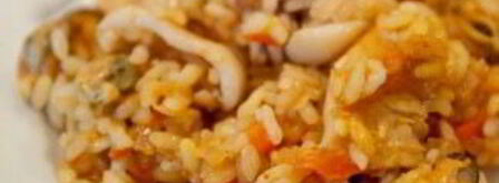 паэлья с курицей и морепродуктами. Шаг 9