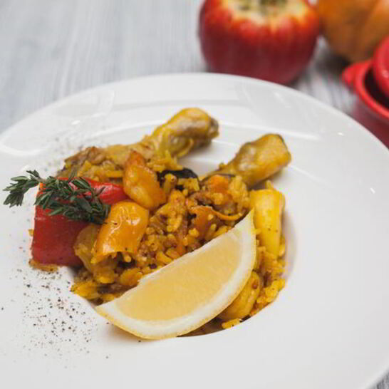 Рецепт паэлья с морепродуктами и цыпленком