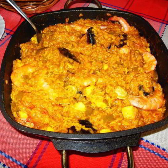 Рецепт паэлья с морепродуктами