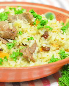 Плов из баранины по-узбекски