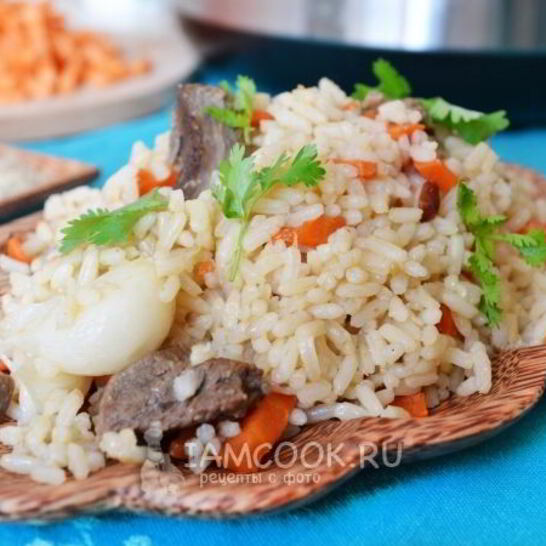 Рецепт плов из баранины в мультиварке