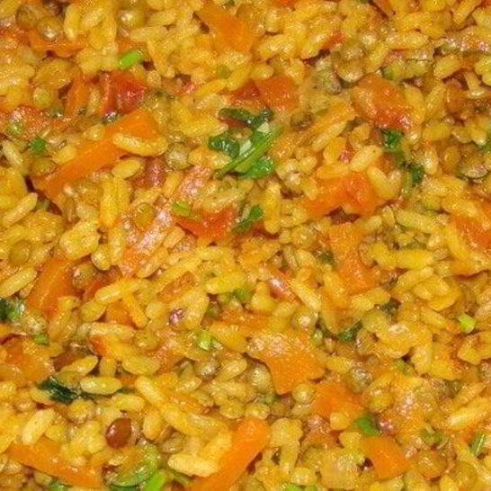 Рецепт плов из чечевицы