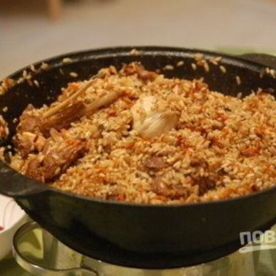 Рецепт плов из говядины в казане