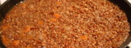 плов из гречки с мясом. Шаг 16