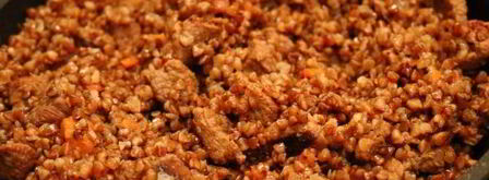 плов из гречки с мясом. Шаг 18