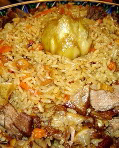 Плов из гуся