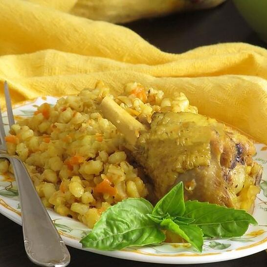 Рецепт плов из перловки с курицей в мультиварке