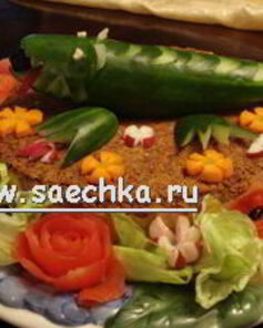 Плов Крокодил на пире