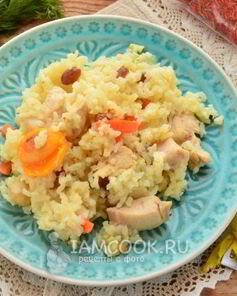 Плов по-азербайджански с курицей