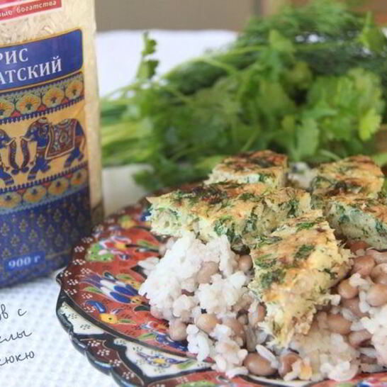 Рецепт плов с балыглы кюкю