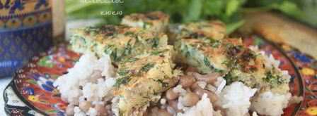 плов с балыглы кюкю. Шаг 17