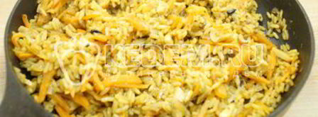 плов с грибами. Шаг 6