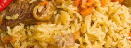 плов с индейкой в мультиварке. Шаг 5