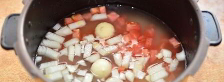 плов с куриными ножками в мультиварке. Шаг 5