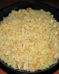 Плов с курицей в микроволновке