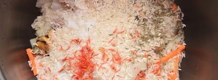 плов с морепродуктами в мультиварке. Шаг 5