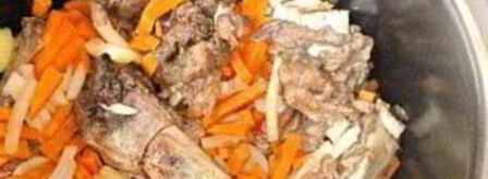 плов с ребрышками в мультиварке. Шаг 2