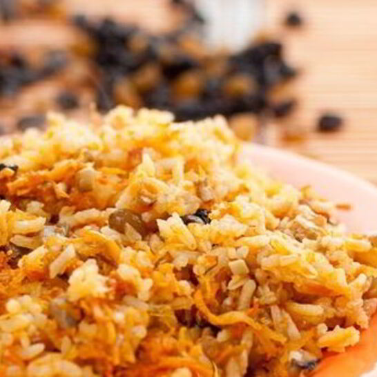 Рецепт плов с шампиньонами