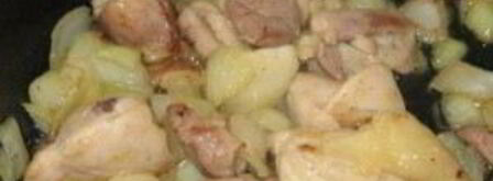 плов с тыквой и курицей. Шаг 3