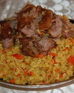 Плов со свиными ребрышками