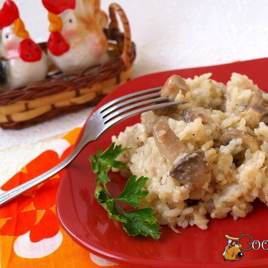 Рецепт шила-плов с шампиньонами