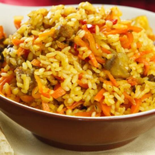 Рецепт традиционный плов с бараниной