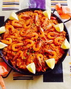 Валенсийская паэлья с морепродуктами