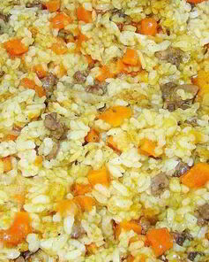 Вкусный плов из говядины