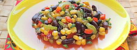 постный суккоташ — гарнир из фасоли и кукурузы. Шаг 8