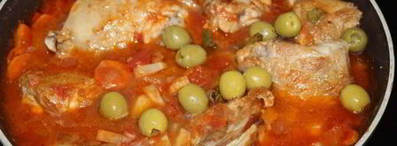 фрикасе из курицы в томате. Шаг 8